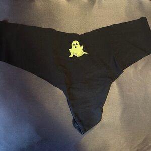 2025 Halloween Exclusive VS Pink Ghost No Show Seamless Thong panty size XL